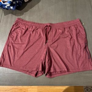 All in Motion Men's Maroon Athletic Shorts NWOT